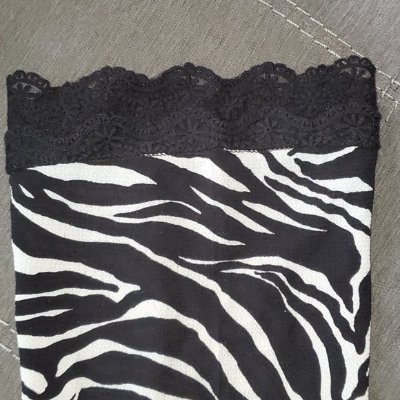 Zebra Print Long Wrap Cardigan Robe size Large - Picture 6 of 6